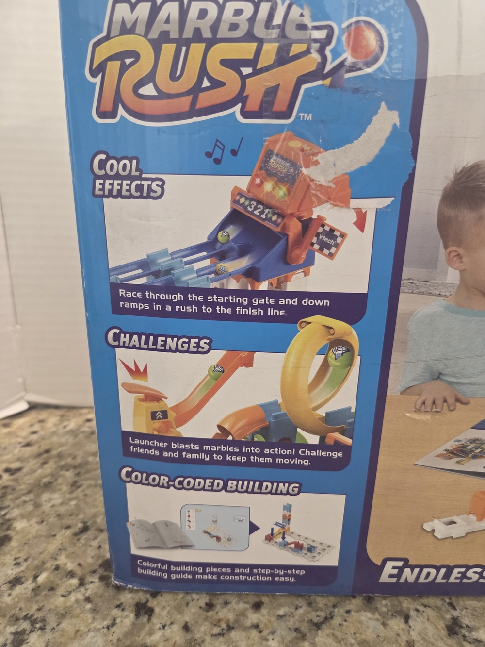 VTech Marble Rush Raceway Set 75 Pieces Building Racetrack Years 4+ Incomplete - Picture 5 of 13